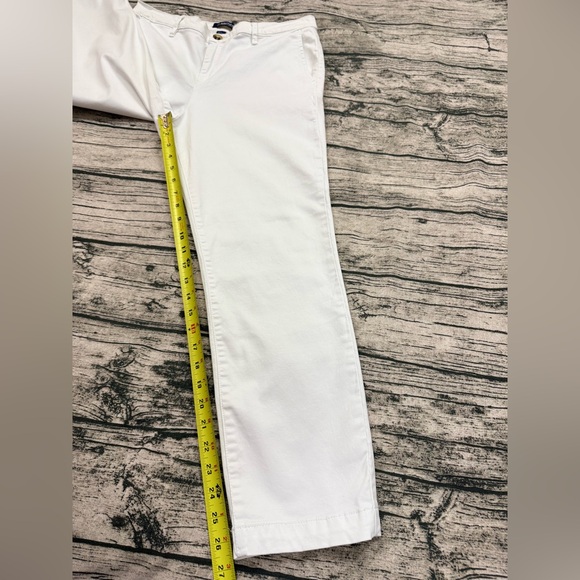 Nautica Women’s Tencel Ankle Trouser Pant Stretch, Size 10/30 (White) - Picture 4 of 8